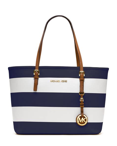 michael kors striped beach bag|michael kors beach bag sale.